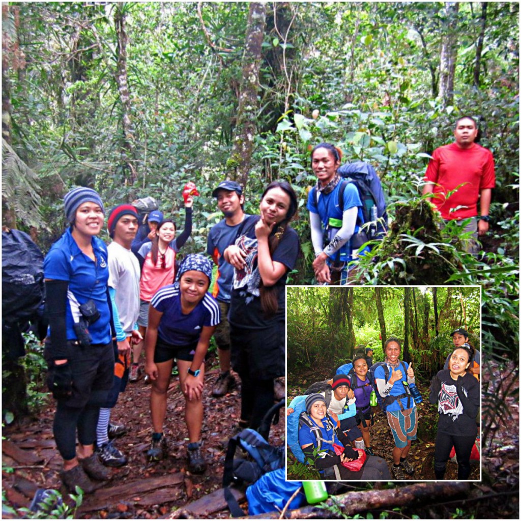 malakat group picture in the forest of mount apo
